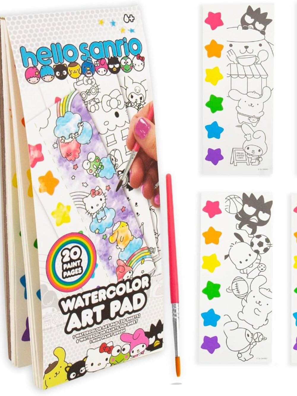 Hello Kitty & Friends Watercolor Art Pad